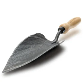 1493 - Stādāmā lāpstiņa - ar rokām kalta no viena tērauda gabala - 14 cm oša kāts